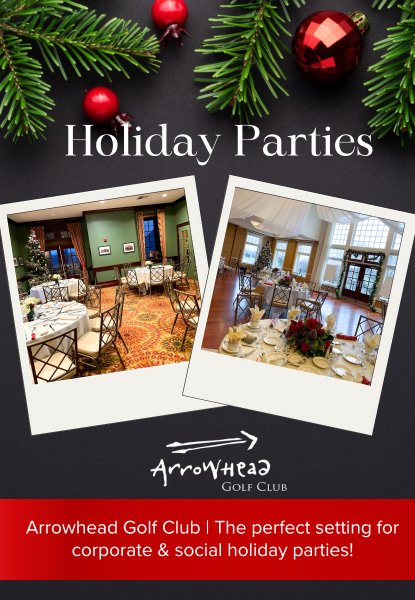 Arrowhead Golf Club | The perfect setting for corporate & social holiday parties!