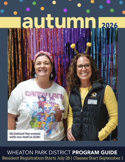Autumn 2026 program guide cover links to view program guide at calameo.com in new window