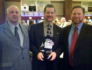 L-R: Larry Bower, Director of Parks and Planning; Rob Sperl, Director of Planning; Michael Benard, Executive Director