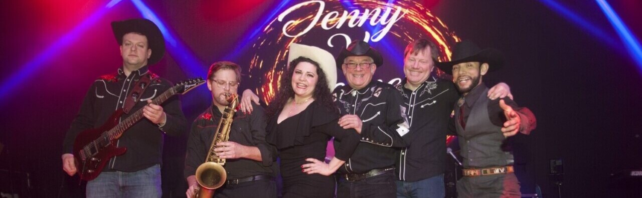 Jenny V James and the Flames band