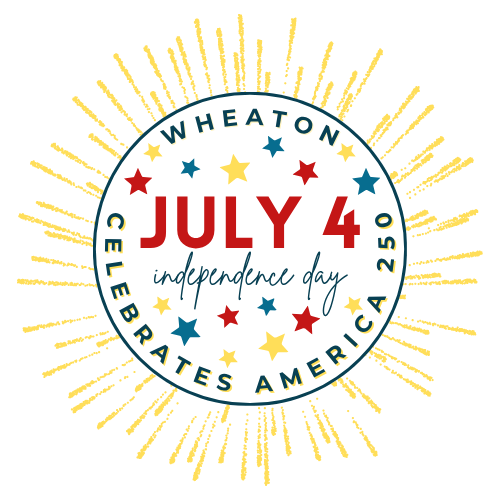 Wheaton's Stars Stripes and Summer July 4th logo