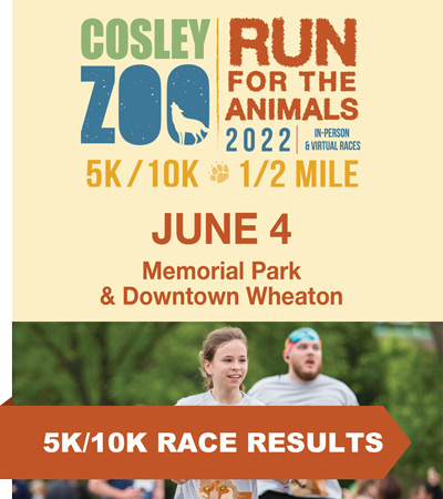 Cosley Zoo Run for the Animals race results graphic links to athlinks.com (opens in new window)