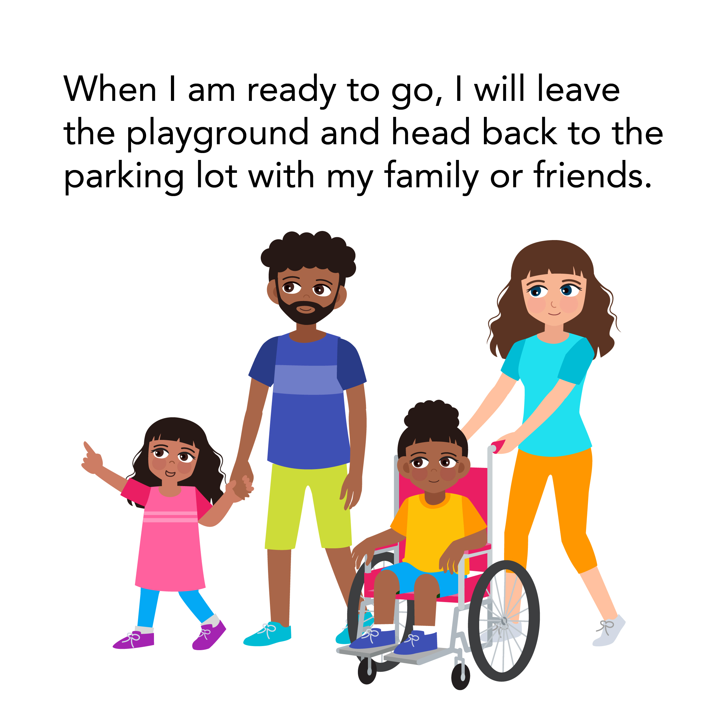 SGP Play Days Social Story 2025_9 Family and friends leaving playground