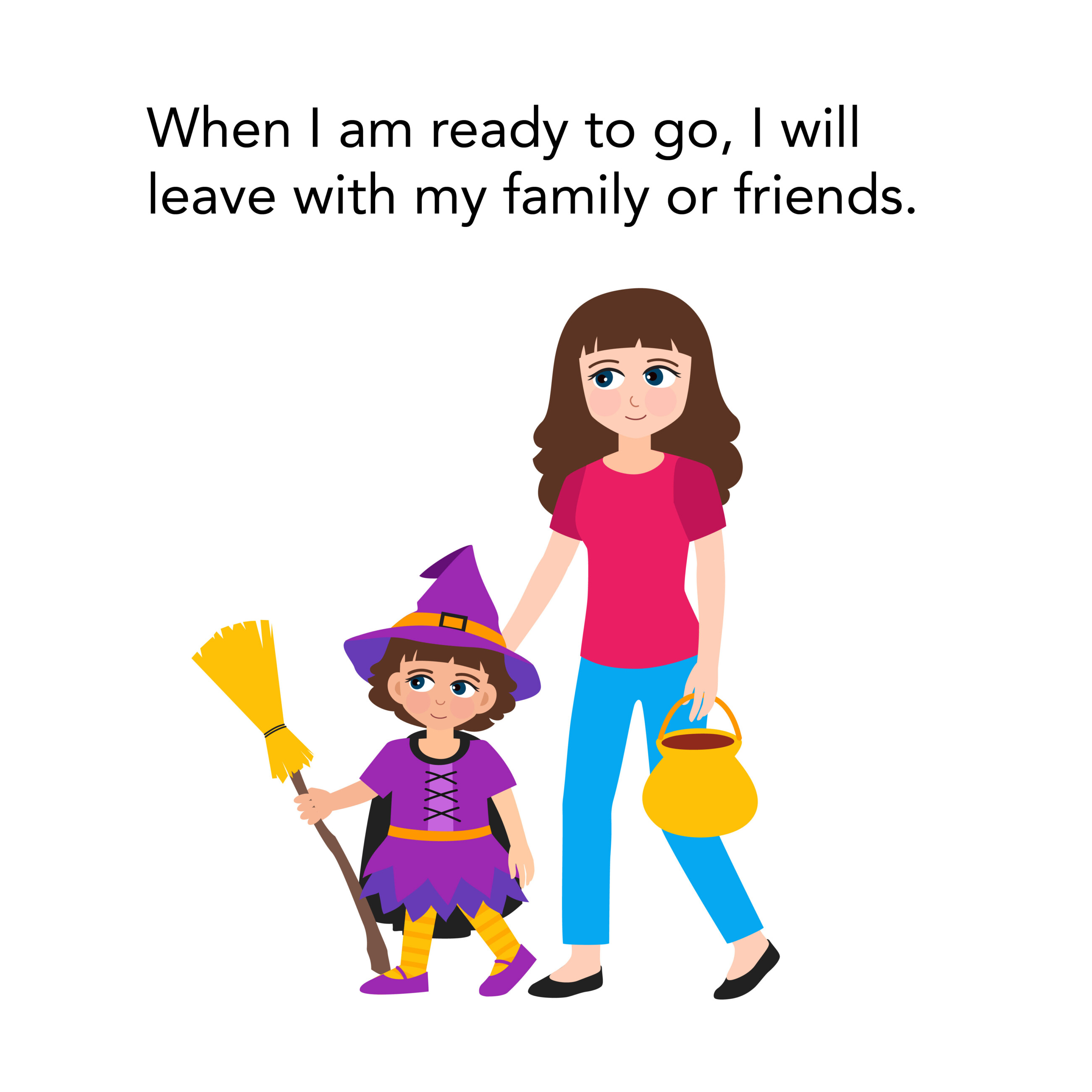 Family leaves event when it ends