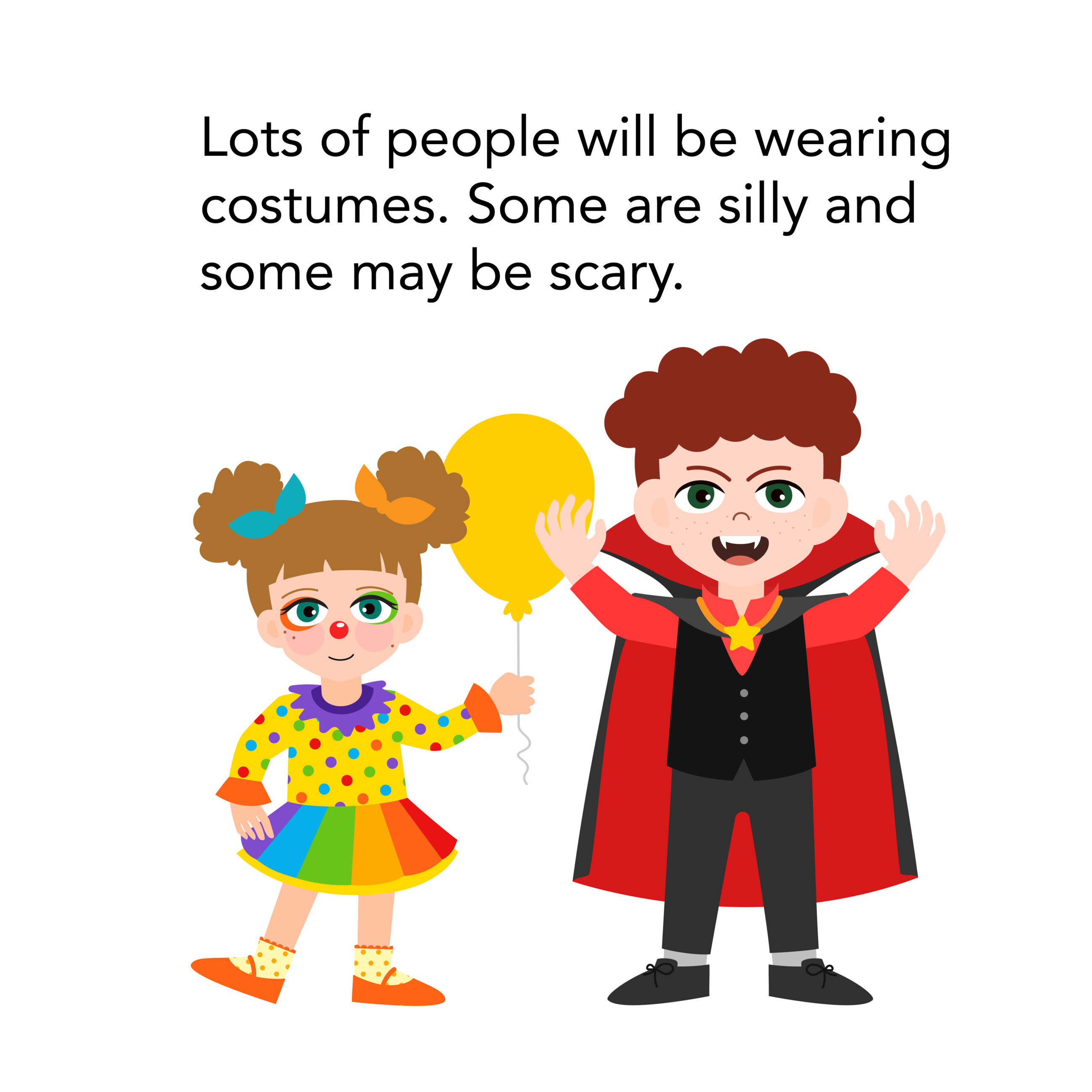Halloween costumes can be silly or scary