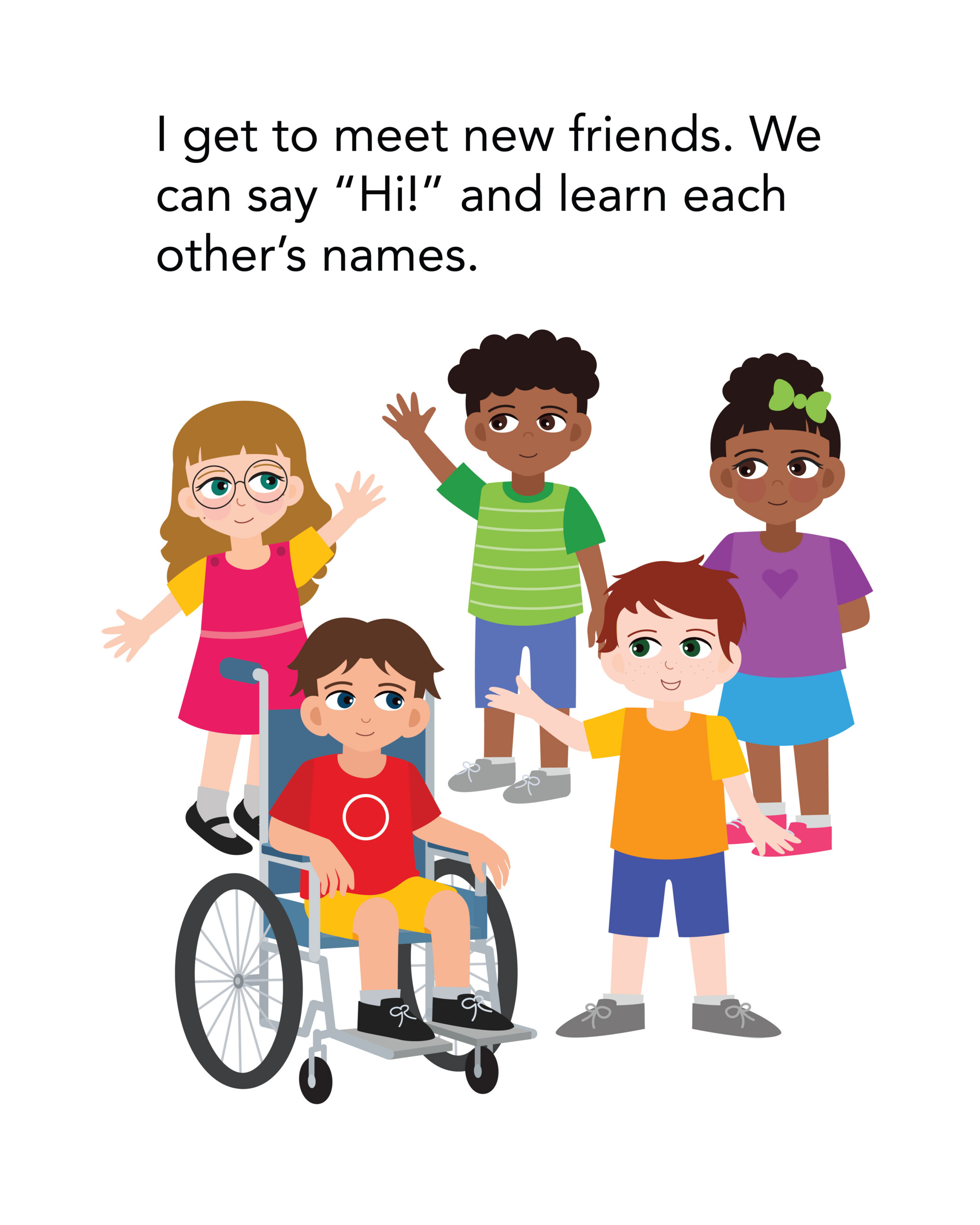 SS Wide Horizons 2026-07 I get to meet new friends. We can say “Hi!” and learn each other’s names.