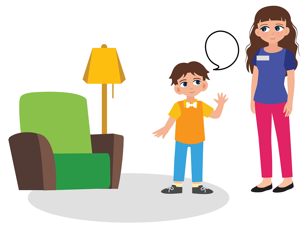 Chairs on a rug with a lamp