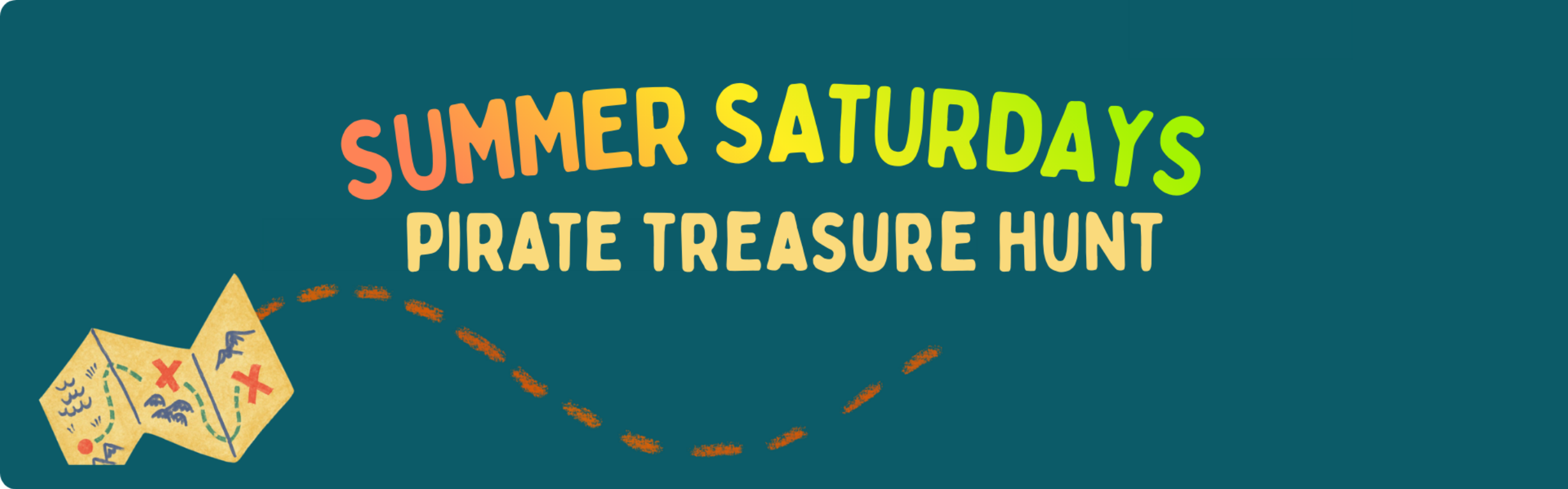 Summer Saturday Pirate Treasure Hunt Header