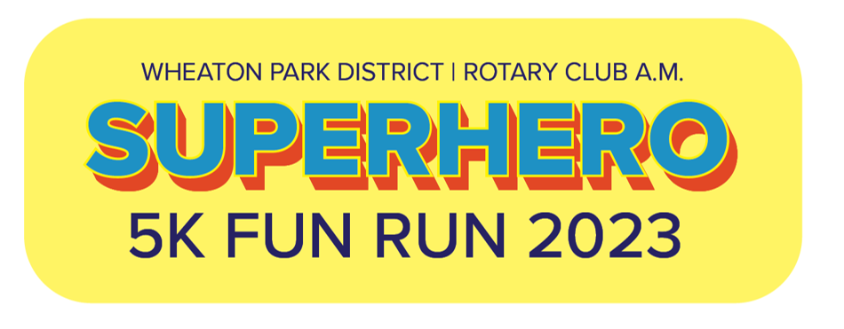 Superhero Fun Run Logo 2023