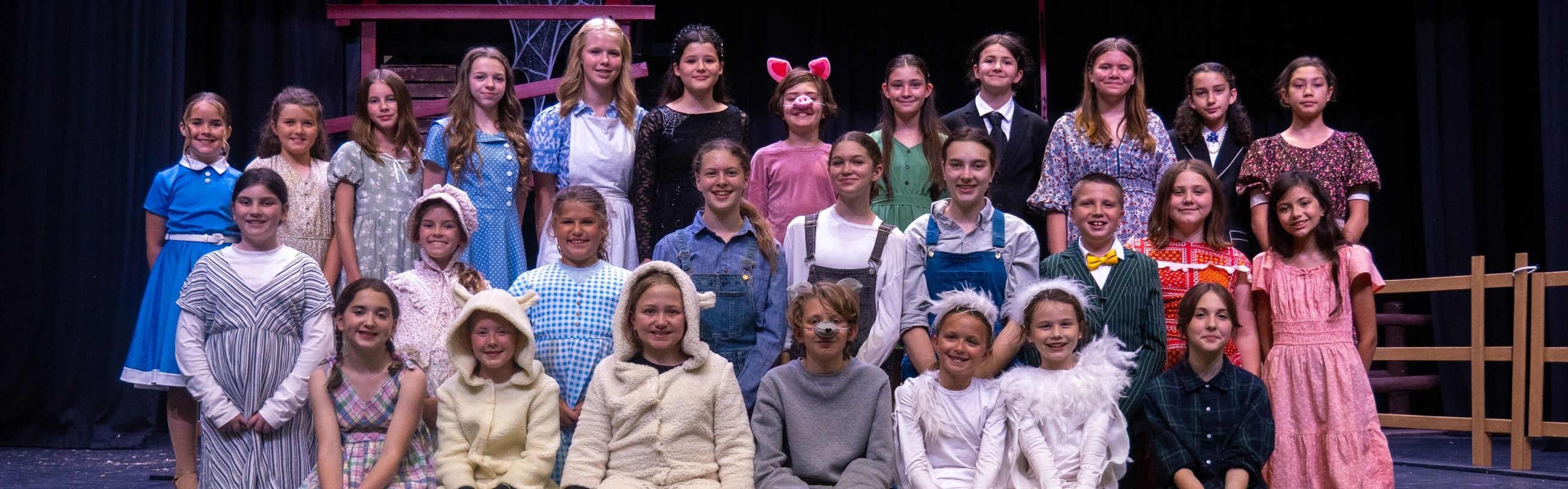 Charolette's Web performers group photo